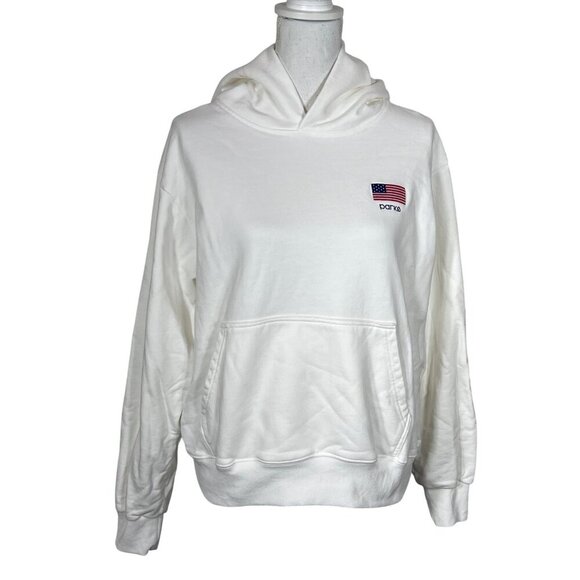 Parke Tops - PARKE OFFICIAL Pullover Hoodie White Sz S/M NWOT